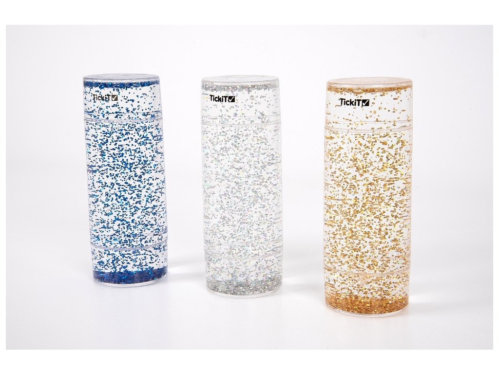 Sensory Tube with sequins - small (various colors)