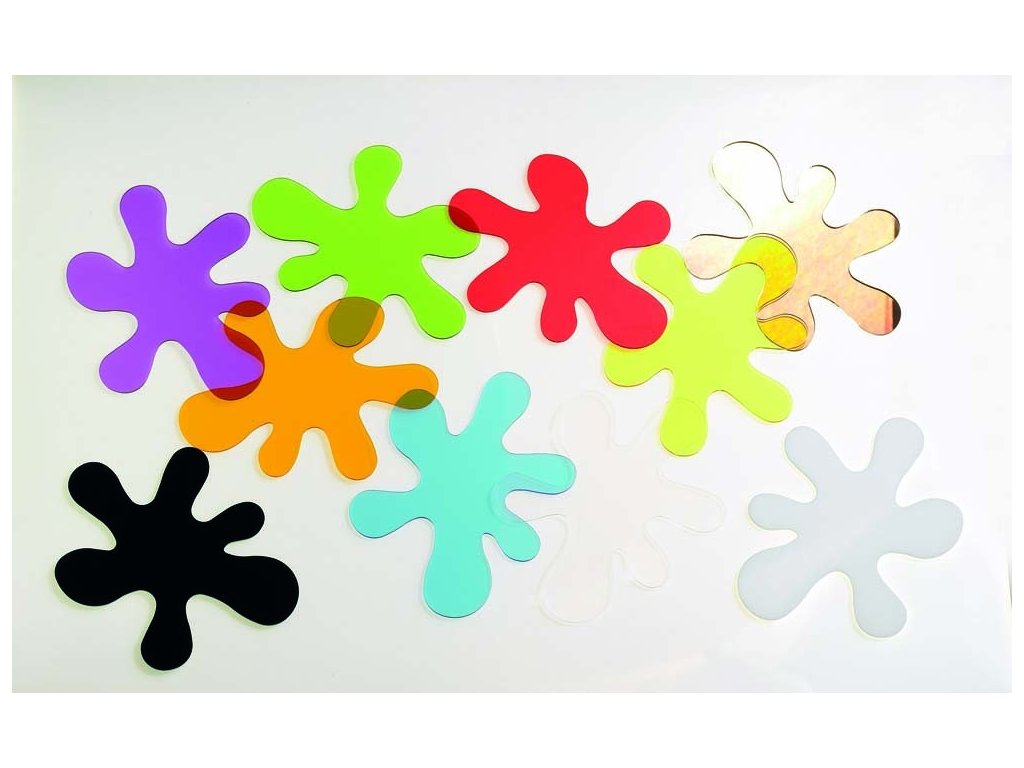 Splats "barevné kaňky" (10 ks v bal)