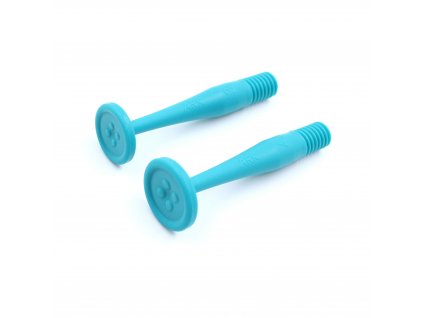 BUTTON - attachment for Z-Vibe/Z-GRABBER Large Teal (2 pack)