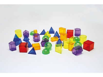 Translucent geometric shapes (36 pcs.)