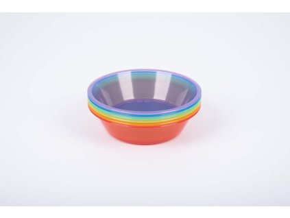 Set of translucent bowls for sorting (6 pcs per pack)