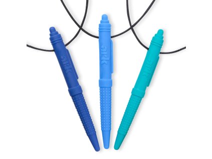 Chewable Pen 1Necklace All Colors blues