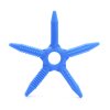 SOLABITE "Starfish" - chew tool with multitexture