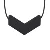 Chevron Necklace Black Full Res