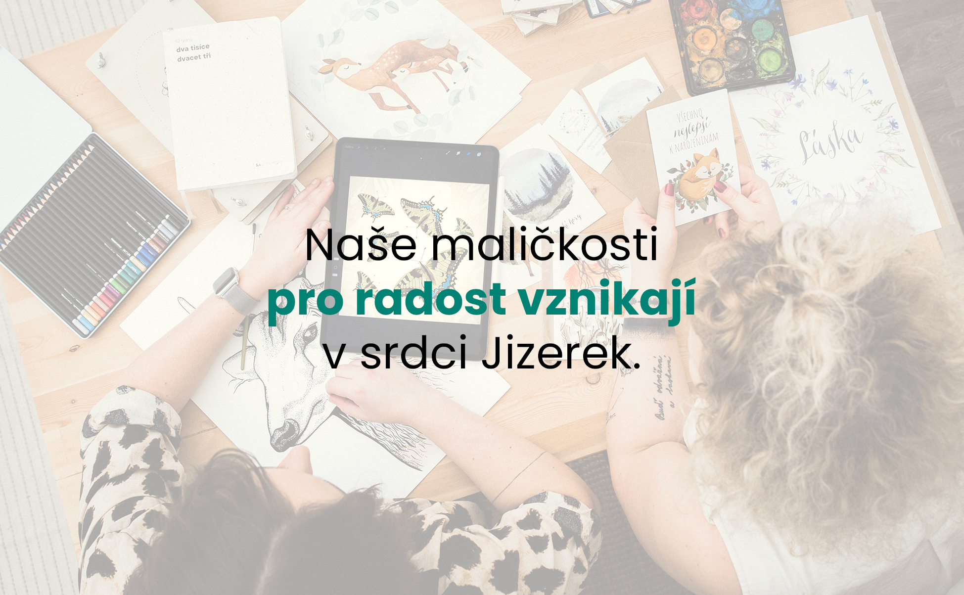 ilustrace vznikají v Jizerkách