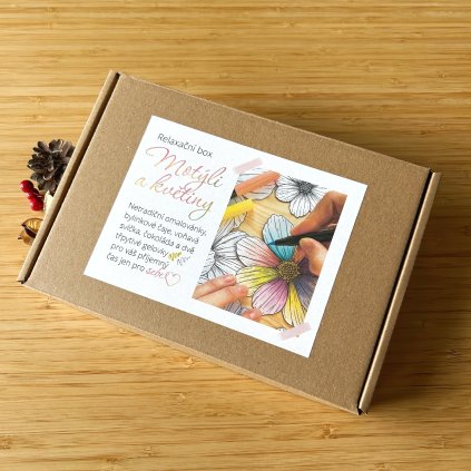 relaxacni box motyli a kvetiny