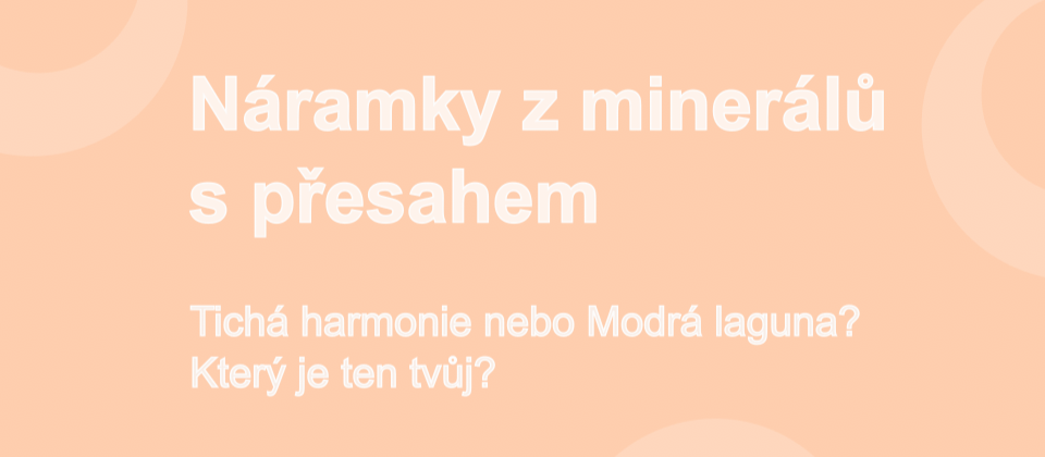 Náramky z minerálů
