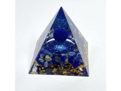 orgonit pyramida lapis lazuli mandala 2