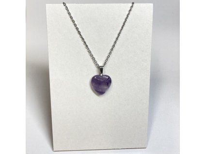 nahrdelnik srdce ametyst