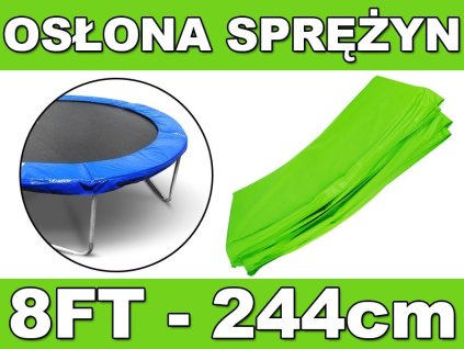 Příruba, ochranný kryt pro pružiny trampolíny 8FT 244cm