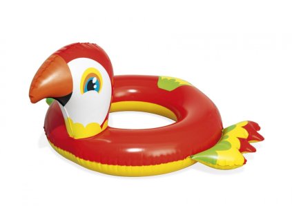 Nafukovací kruh pro děti BESTWAY Papoušek – 84 × 76 cm, vinyl