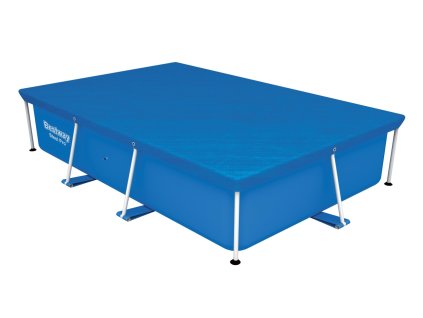 Krycí plachta 264 × 174 cm na bazén s konstrukcí 259 × 170 × 61 cm BESTWAY