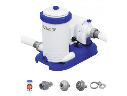 Filtrační pumpa BESTWAY FlowClear 9463 l/h + výměnný filtr IV
