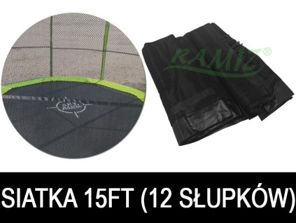 Bezpečnostní síť pro trampolínu 15FT černá