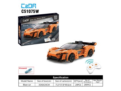 Klocki R/C Autko Sportowe 295el. EE