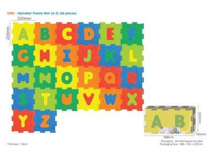 Abecední puzzle podložka