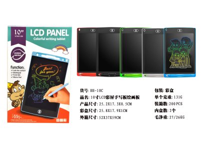 Barevný tablet 10' červený