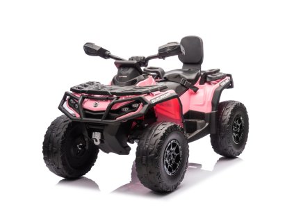 Čtyřkolka CAN-AM Outlander s dálkovým ovládáním 12V 14Ah | 4x45W | růžová