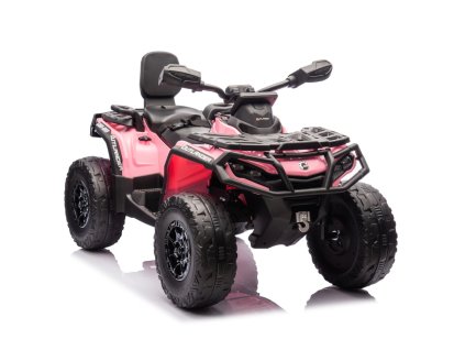 Čtyřkolka CAN-AM Outlander 24V 7Ah | 4x200W | růžová