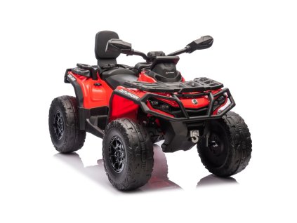 Čtyřkolka CAN-AM Outlander s dálkovým ovládáním 12V 14Ah | 4x45W | červená