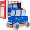 Dřevěné auto policie