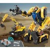 Bloky R/C 2v1 Robot Bagr EE