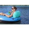 Plavecký kruh 119cm s opěrkou hlavy a držákem nápojů | modrá