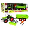Vícedílný traktor s přívěsem