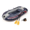 Nafukovací člun Hydro-Force TRECK X2 Bestway 255 x 127 cm + 2 pádla + nožní pumpa
