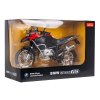 Kovový motocykl BMW R1200GS 1:9 RASTAR Red