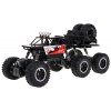 Off-road 1:14 Crawler 6 x 6 R/C 2 4 G Červený