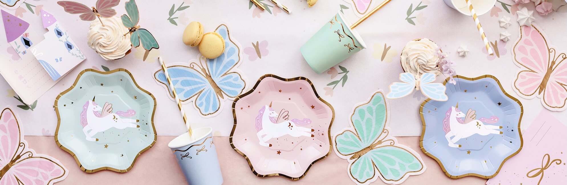 kouzelná party banner jednorožci