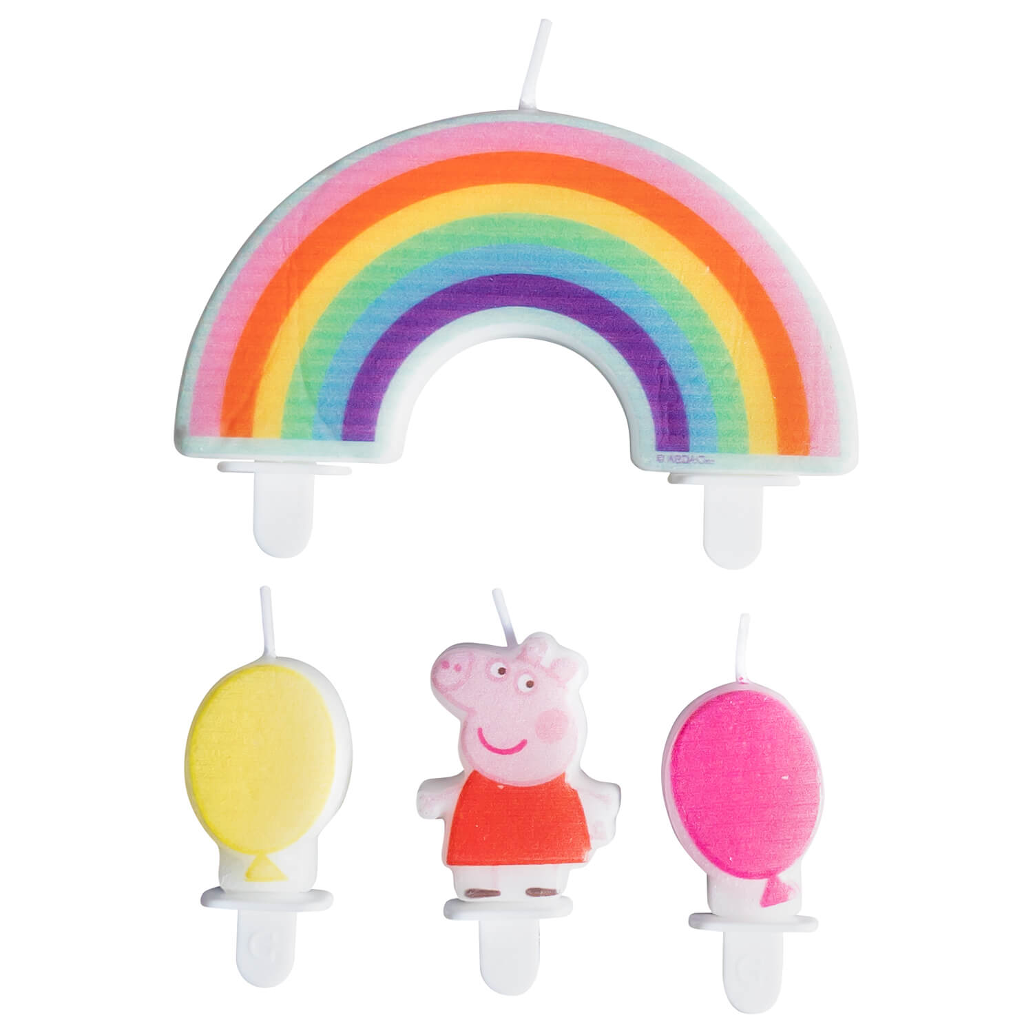 Prasátko Peppa Svíčky - Peppa a duha