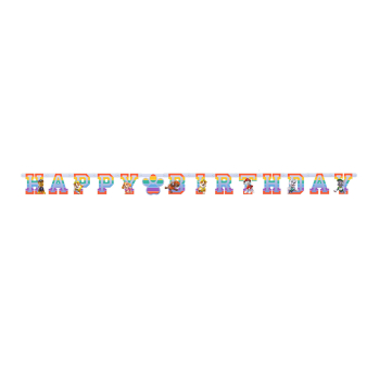 Tlapková Patrola Narozeninový nápis - Happy Birthday