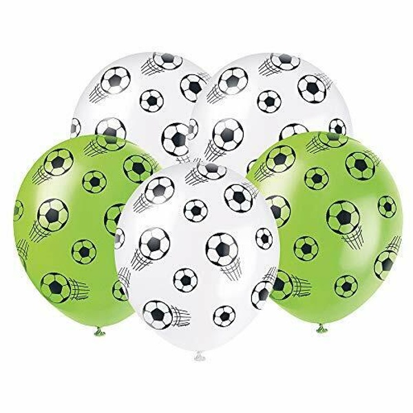 Fotbal Balónky latexové 5 ks – Fotbalový míč, 30 cm
