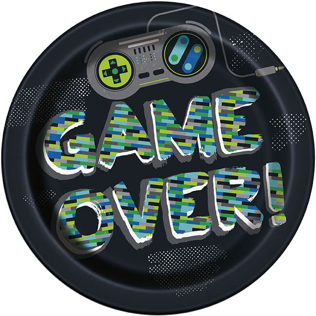 Game Party Talíře 8 ks – Game párty, 23 cm