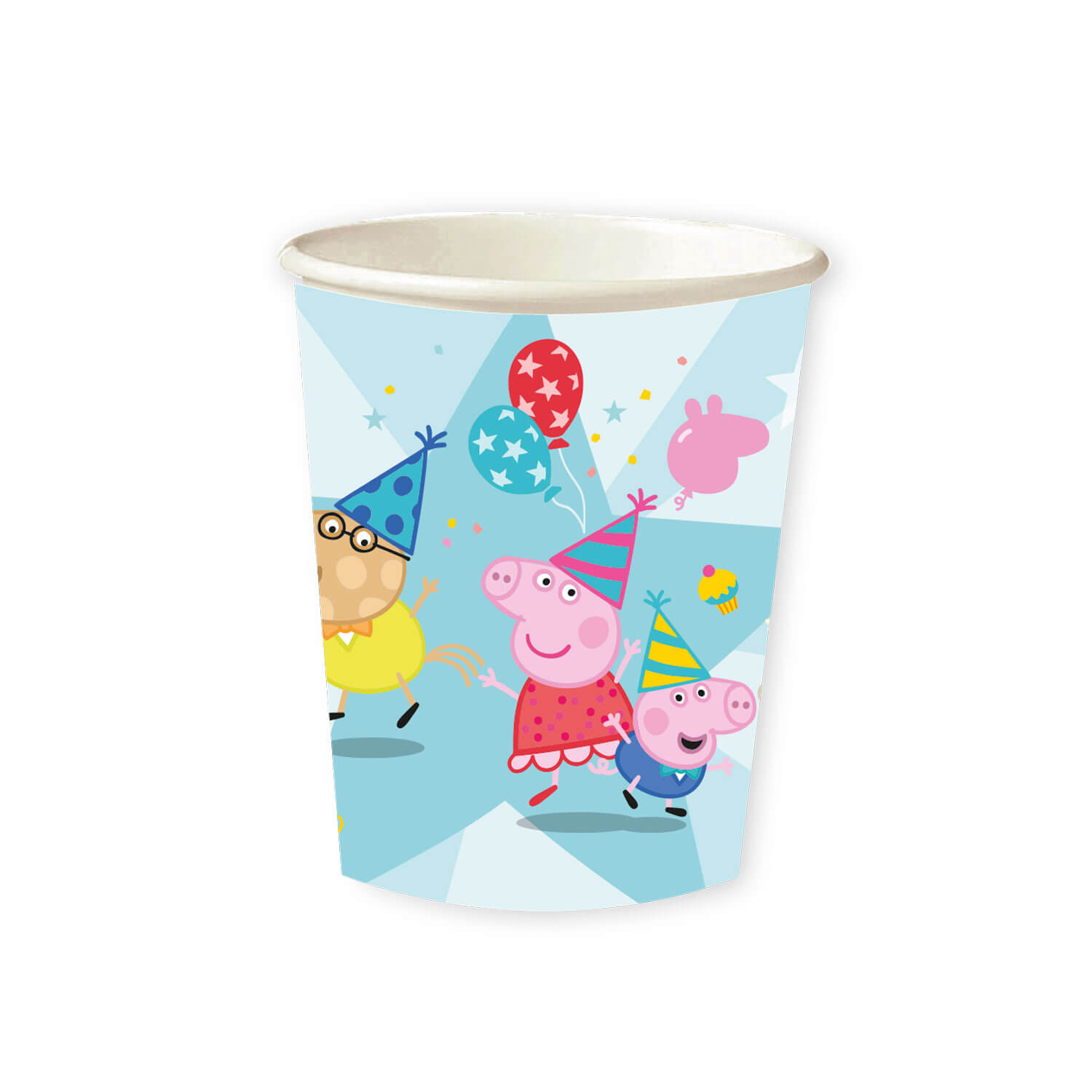 Prasátko Peppa Kelímky - Peppa a kamarádi na oslavě, 8 ks Kouzelna party