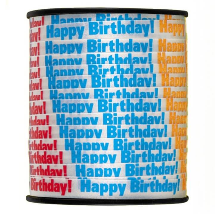 Dárkové stuhy Happy Birthday