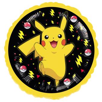 Pokemon Balónek fóliový - Pikachu, 43 cm