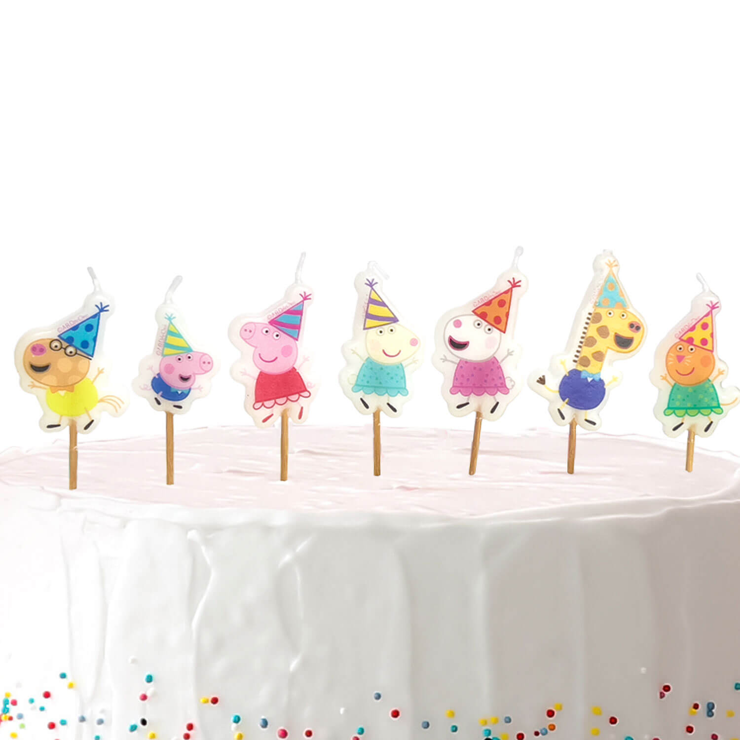 Prasátko Peppa Svíčky - Peppa a kamarádi Kouzelna party