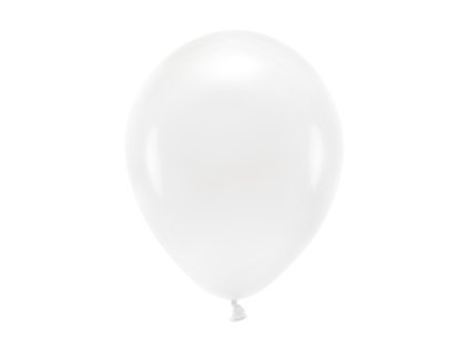 Ekologický balónek pastelový – bílá, 26 cm | Kouzelnaparty.cz