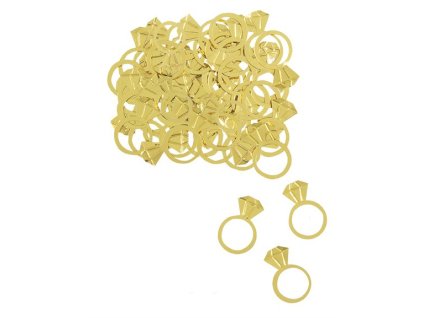 Rozlučka se svobodou Konfety – Prsteny, 14 g | Kouzelnaparty.cz