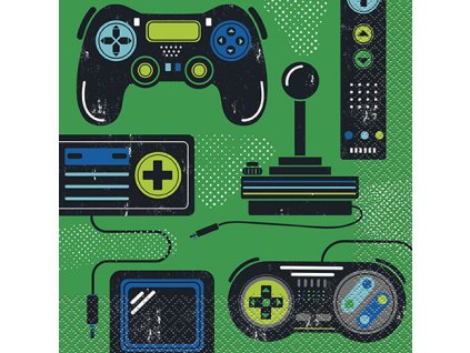 Game Party Ubrousky 16 ks – Game on | Kouzelnaparty.cz