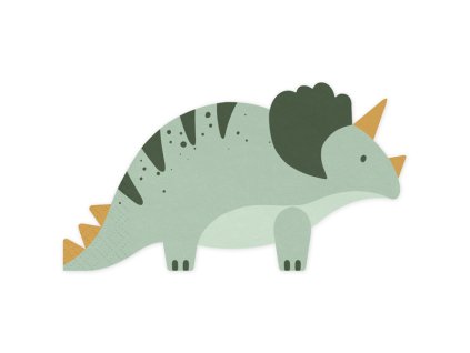 Dinosauři papírové ubrousky 12 ks – Dinosauří párty