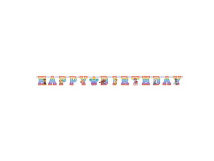 Tlapková Patrola Narozeninový nápis - Happy Birthday