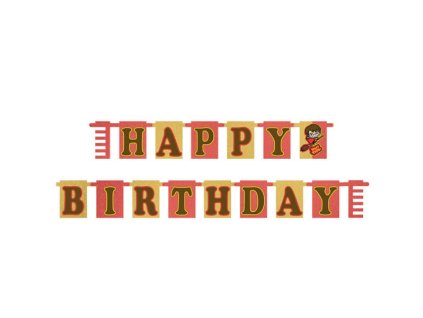 Harry Potter narozeninový nápis - Happy Birthday | Kouzelnaparty.cz