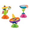 Mexická fiesta Dekorace 3 ks – Boho Fiesta honeycomb