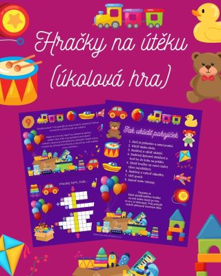 ✨️🧸 Úkolová hra: HRAČKY NA ÚTĚKU 🧸✨️ Na e-shopu mám teď 30% slevu na svou úplně první hledací úkolovou hru, během které si...