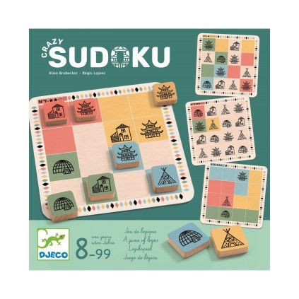 DJECO Hra bláznivé Sudoku
