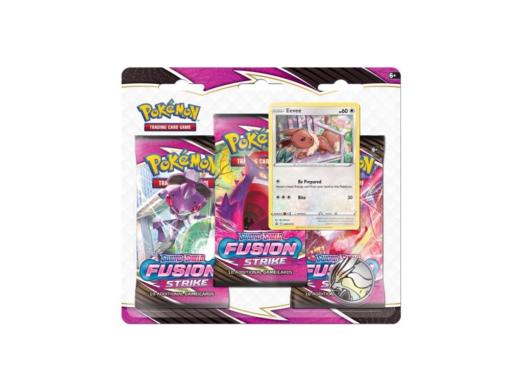pokemon fusion strike 3 pack booster pack